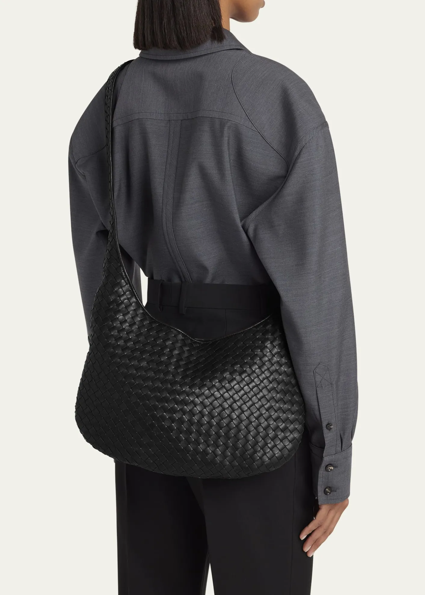 Bottega VenetaVeneto Intrecciato Leather Crossbody Bag