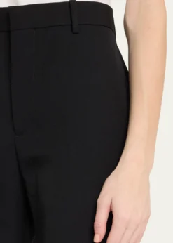 Bottega VenetaWool Twill Flare Trousers