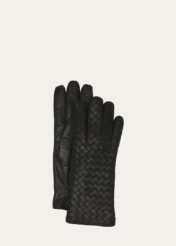 Bottega VenetaWoven Nappa Leather Gloves