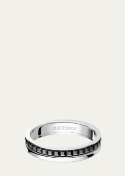 BoucheronBlack and White Gold Quatre Follies Band