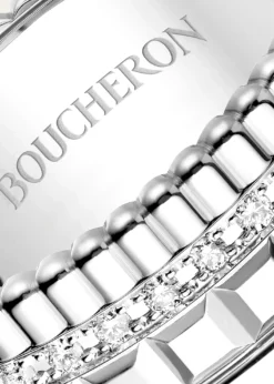 Boucheron18K White Gold Quatre Radiant Edition Ring with Diamonds