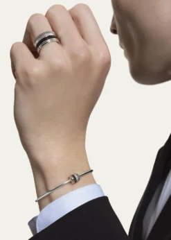 BoucheronQuatre Black Edition Bangle Bracelet with Diamonds