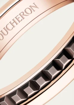 BoucheronQuatre 18K Rose Gold & Brown PVD Band Ring