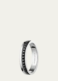 BoucheronQuatre 18K White Gold Follies Band Ring