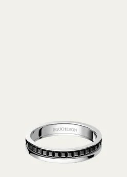 BoucheronQuatre 18K White Gold Follies Band Ring