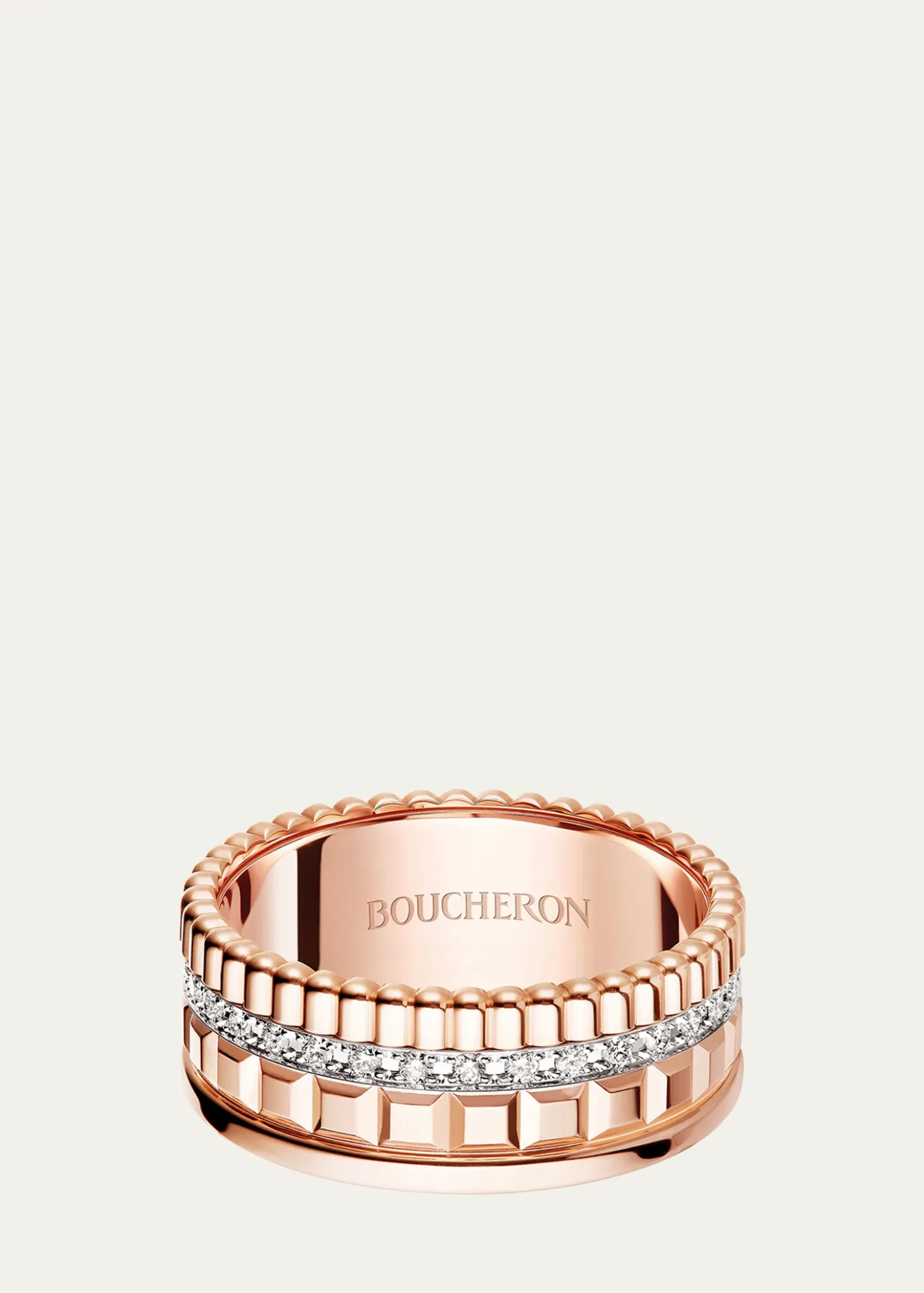 BoucheronQuatre Radiant Edition Small Ring with Diamonds