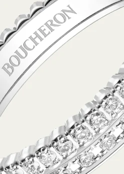BoucheronQuatre Radiant Edition White Gold Diamond Wedding Band Ring
