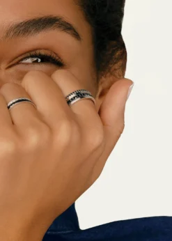 BoucheronQuatre Ring in White Gold with Black PVD
