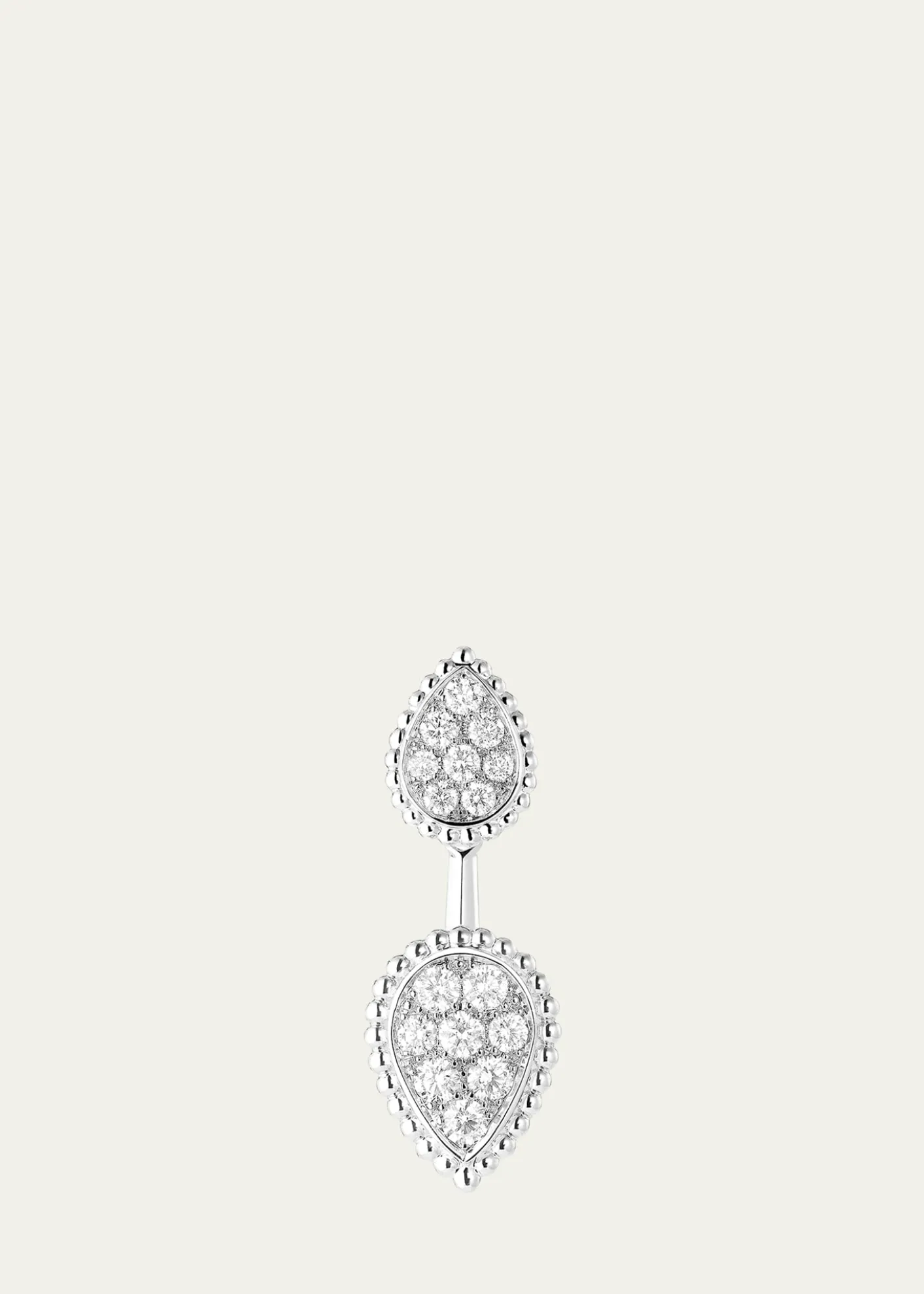 BoucheronSerpent Boheme Diamond Earring in White Gold, Single