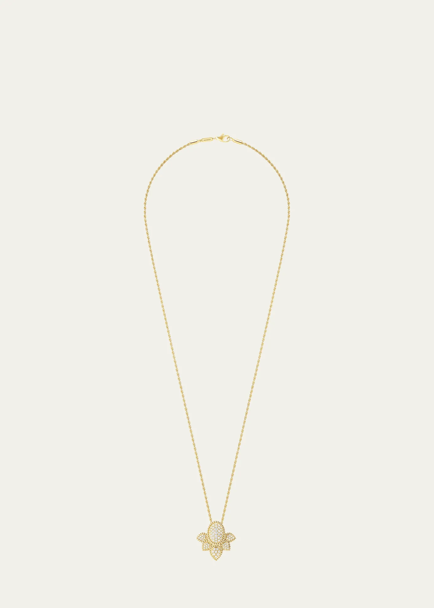 BoucheronSerpent Boheme 18K Yellow Gold Diamond Pendant Necklace