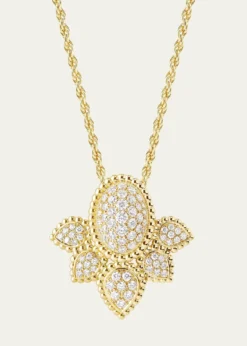 BoucheronSerpent Boheme 18K Yellow Gold Diamond Pendant Necklace