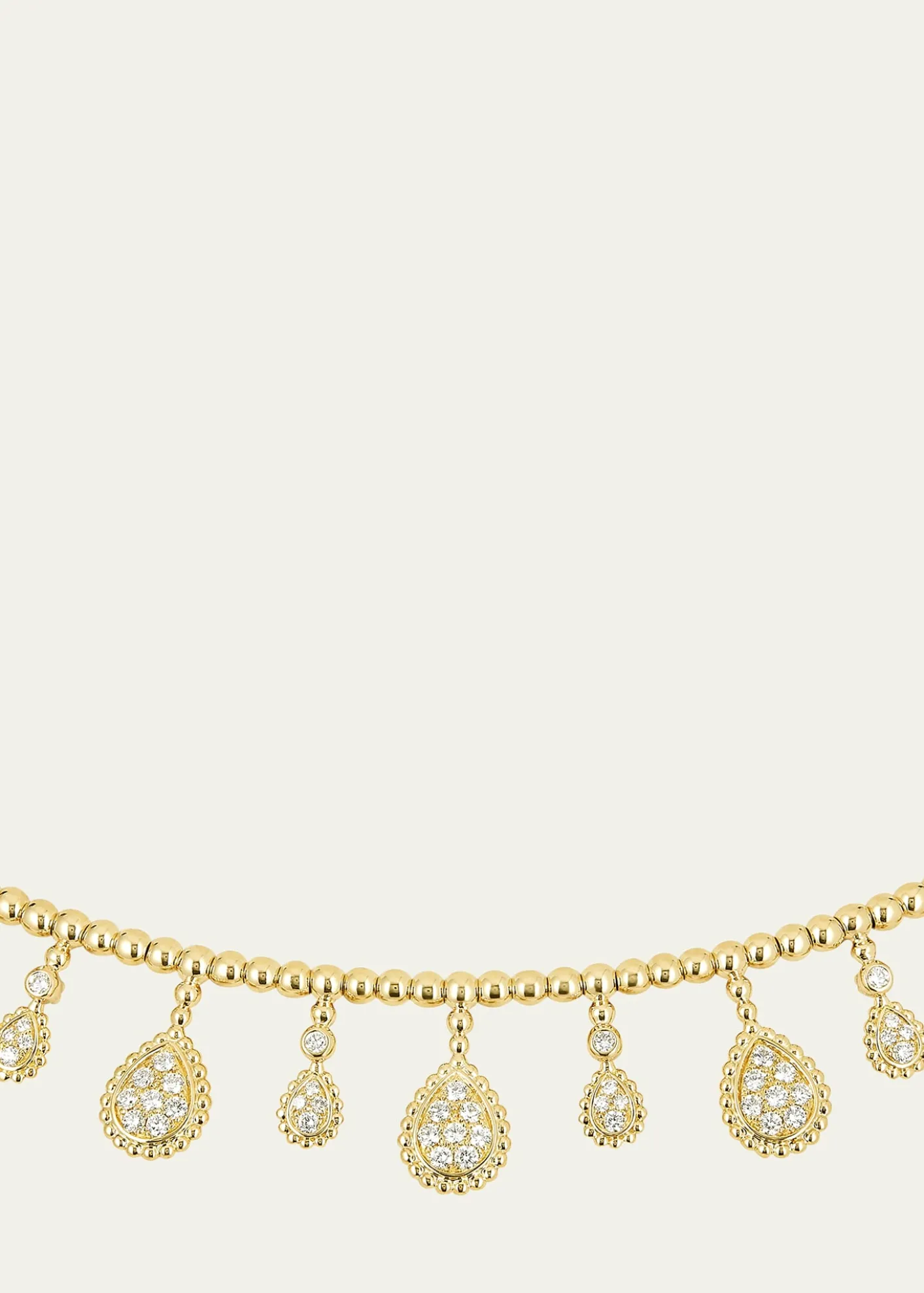 BoucheronSerpent Boheme 18K Yellow Gold 35 Motif Diamond Necklace