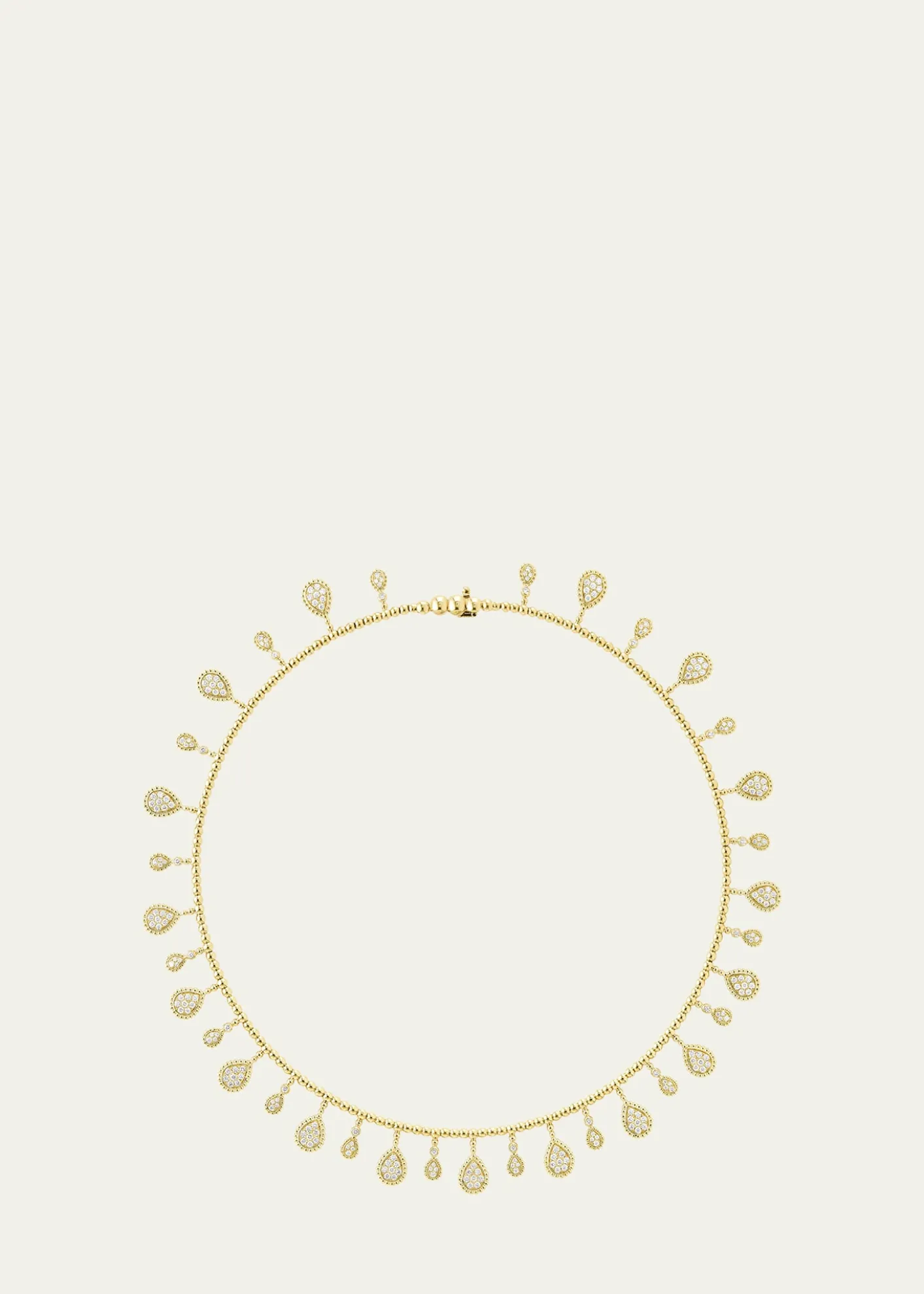 BoucheronSerpent Boheme 18K Yellow Gold 35 Motif Diamond Necklace