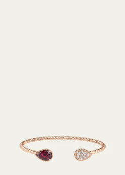 BoucheronSerpent Boheme Small Motif Rhodolite and Diamond Bracelet