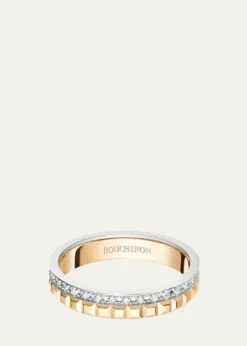 BoucheronYellow Gold and White Gold Quatre Diamond Ring
