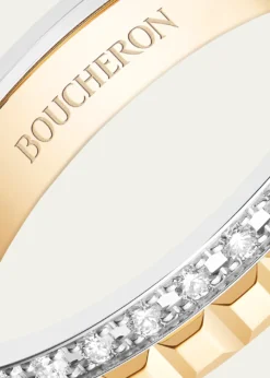 BoucheronYellow Gold and White Gold Quatre Diamond Ring