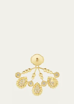 BoucheronYellow Gold Serpent Boheme Stud Earring with Diamond Extra-Small Motif, Single
