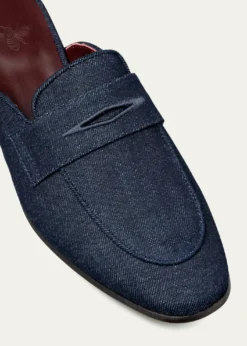 BougeotteDenim Loafer Mules