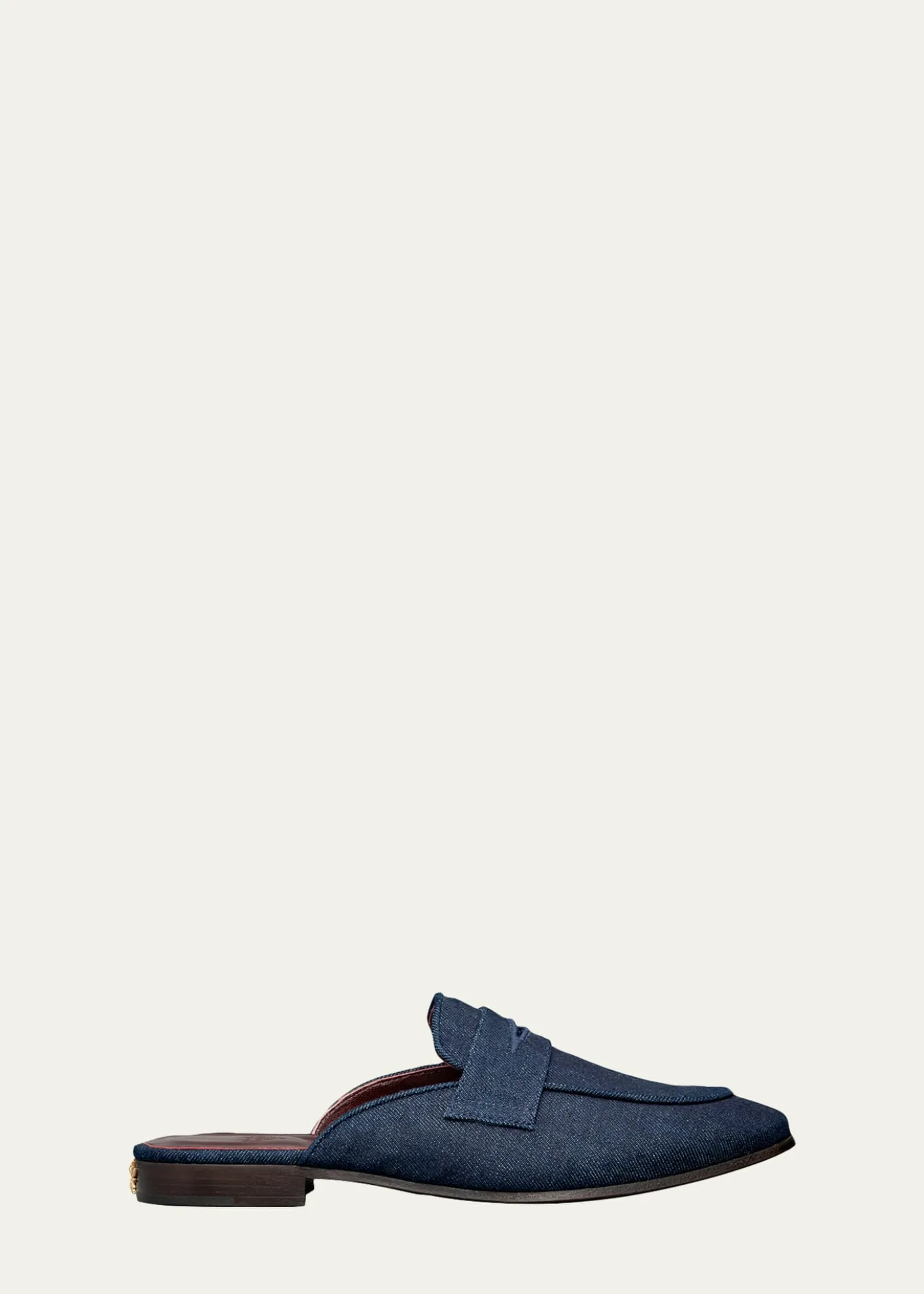 BougeotteDenim Loafer Mules