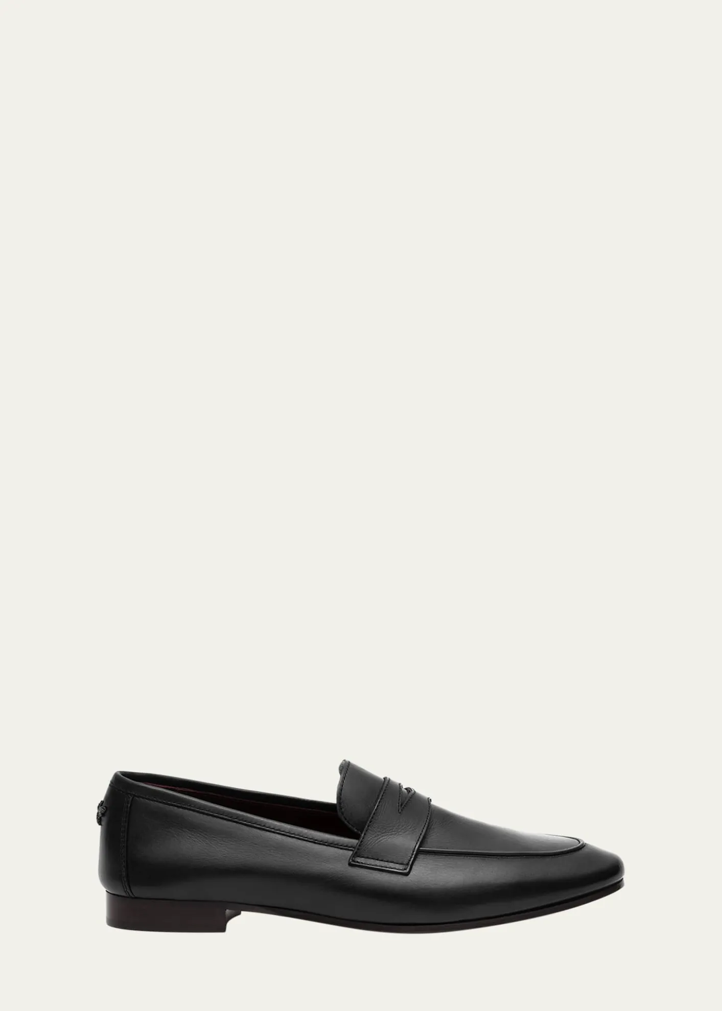 BougeotteFlaneur Leather Flat Penny Loafers