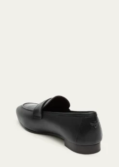 BougeotteFlaneur Leather Flat Penny Loafers