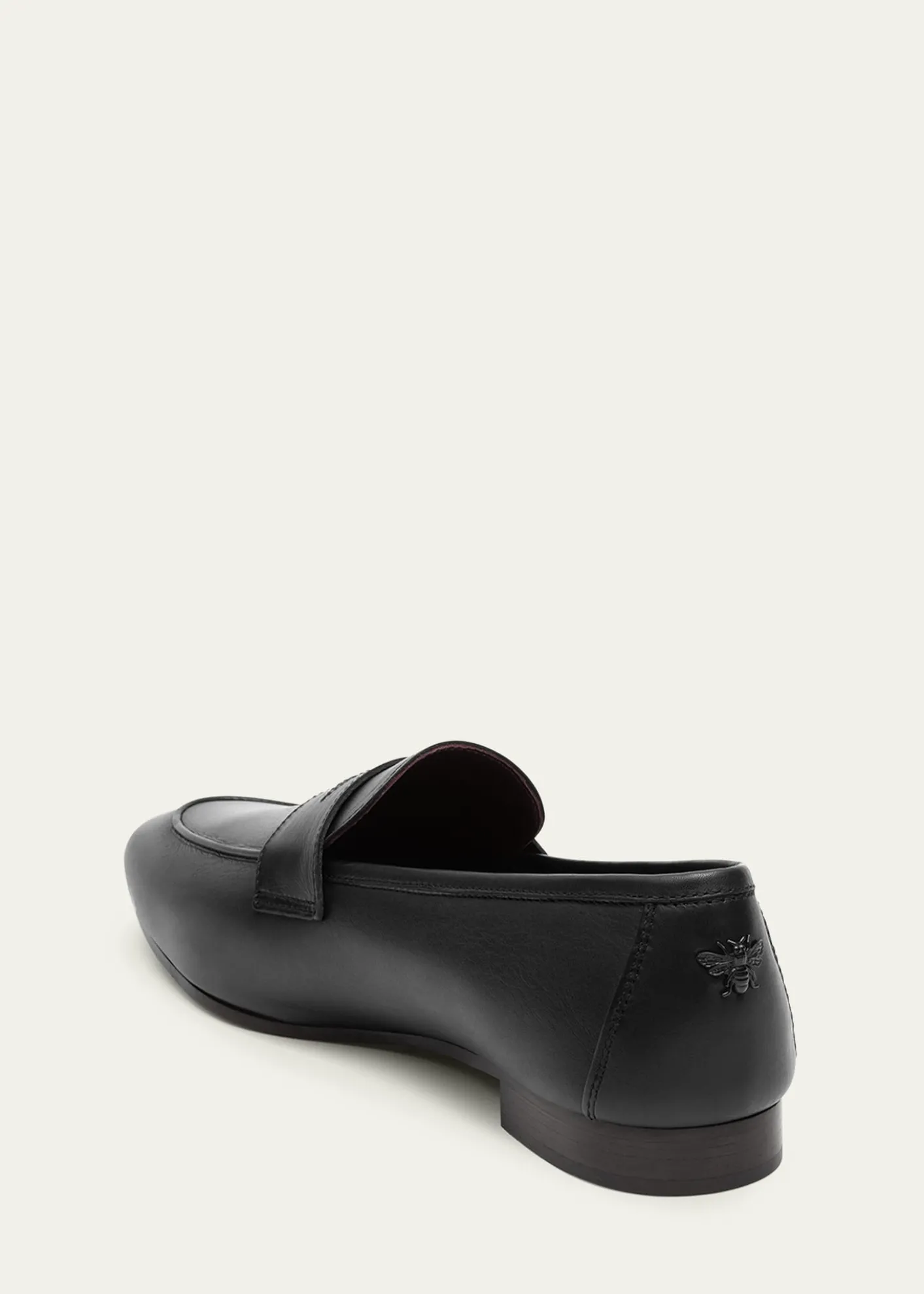 BougeotteFlaneur Leather Flat Penny Loafers