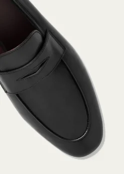 BougeotteFlaneur Leather Flat Penny Loafers