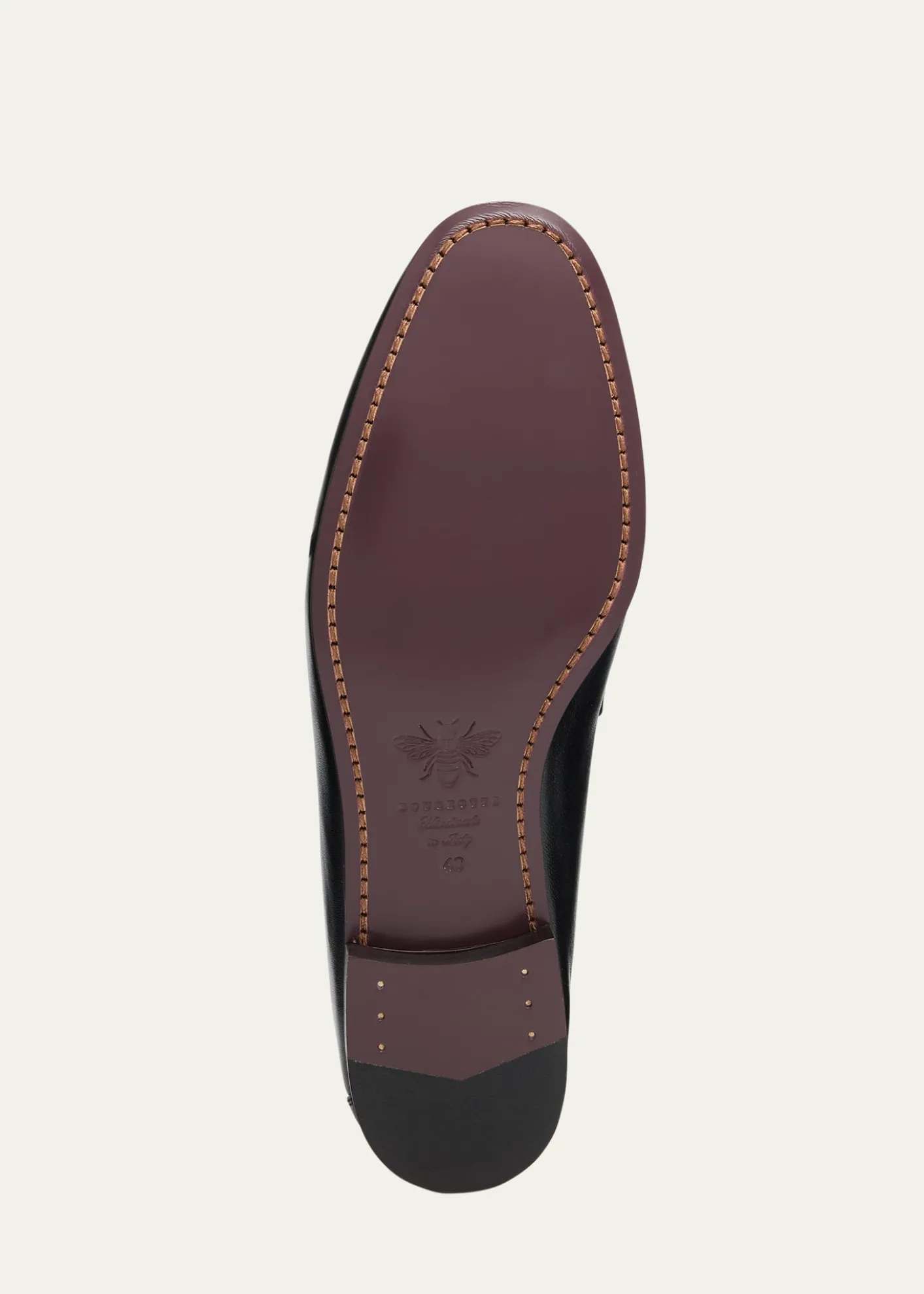 BougeotteFlaneur Leather Flat Penny Loafers
