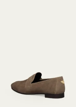 BougeotteFlaneur Suede Penny Loafers