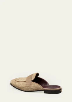 BougeotteRaffia Loafer Mules