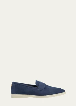 BougeotteSporty Suede Penny Loafers