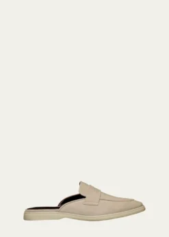 BougeotteSuede Loafer Mules