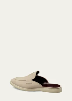 BougeotteSuede Loafer Mules