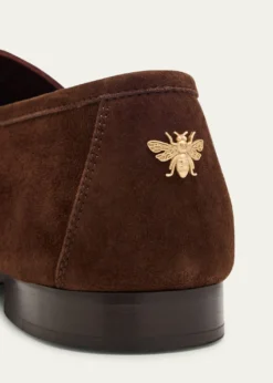 BougeotteSuede Penny Loafers