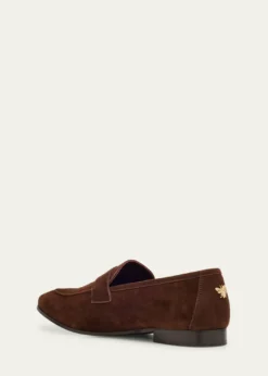 BougeotteSuede Penny Loafers