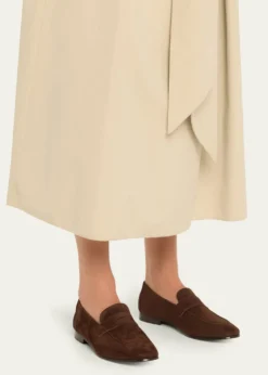 BougeotteSuede Penny Loafers