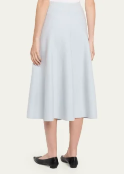 Brandon MaxwellMiller Structured Wool Midi Skirt