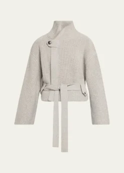 Brandon MaxwellNeal Cashmere Hidden Zip Sweater
