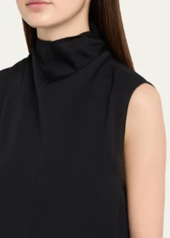 Brandon MaxwellNoa Sleeveless Blouson Dress
