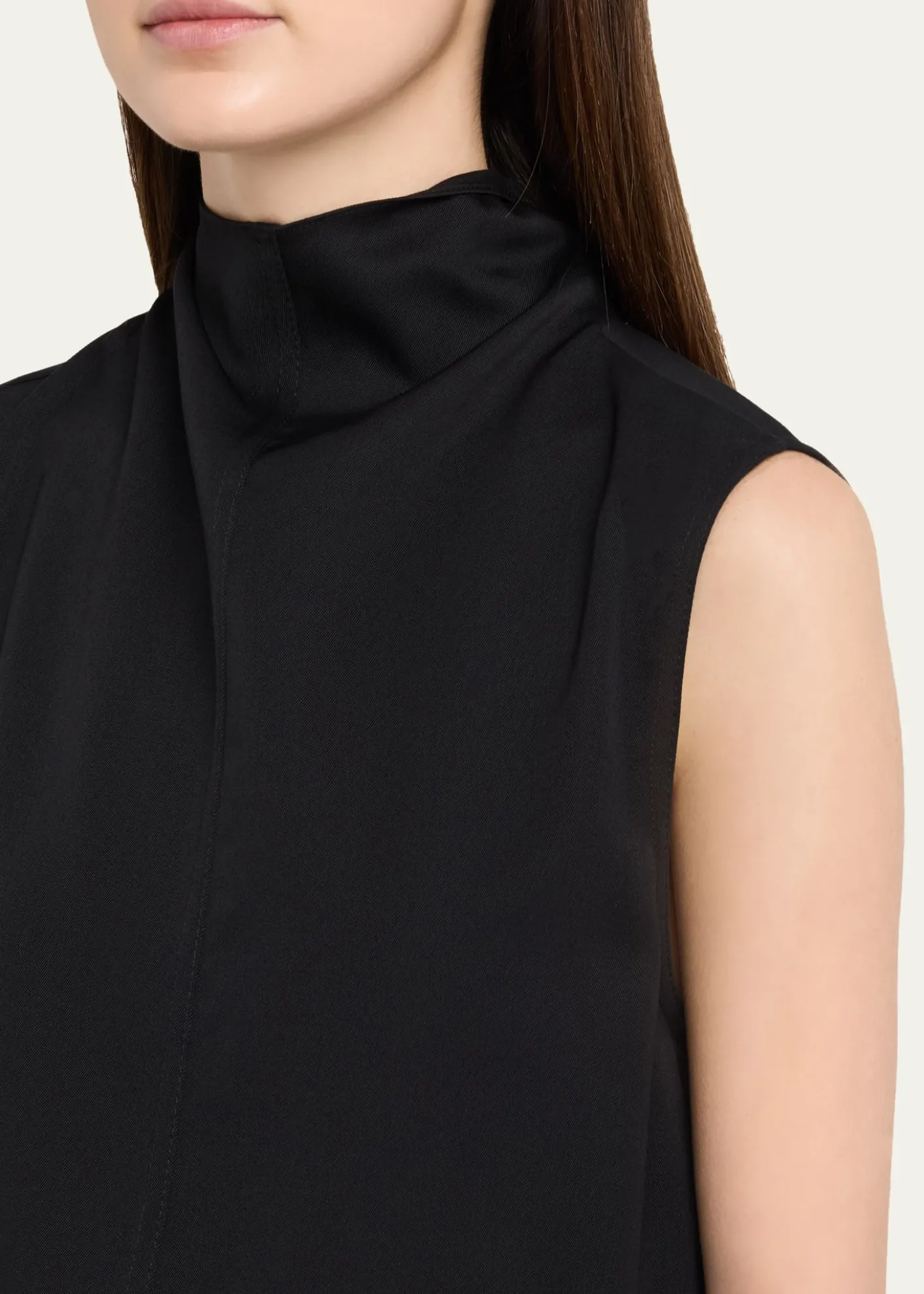 Brandon MaxwellNoa Sleeveless Blouson Dress