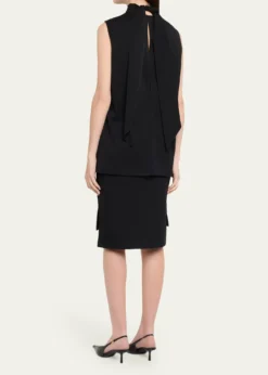 Brandon MaxwellNoa Sleeveless Blouson Dress
