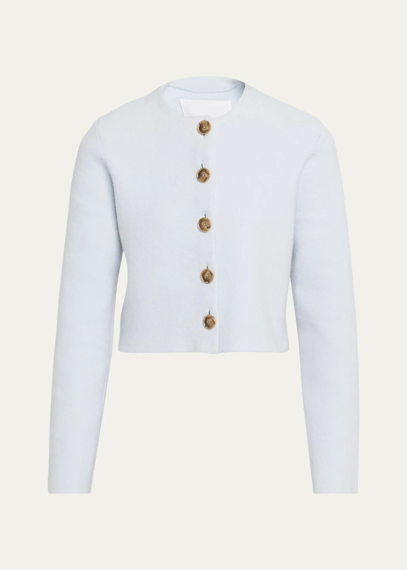 Brandon MaxwellRyder Wool Knit Crop Jacket
