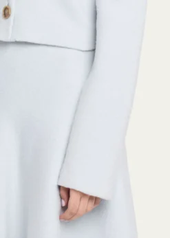 Brandon MaxwellRyder Wool Knit Crop Jacket