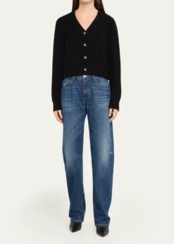 Brandon MaxwellSloane Cashmere-Silk Cardigan Sweater