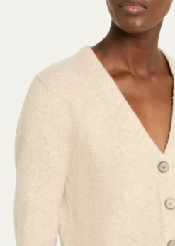 Brandon MaxwellSloane V-Neck Silk-Cashmere Cardigan