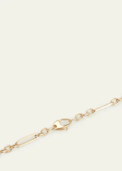 Brent NealeAll Gold Puff Heart Pendant on Chain Necklace, 18"L