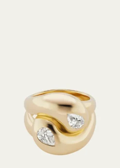 Brent NealePear Diamond Knot Ring
