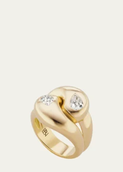 Brent NealePear Diamond Knot Ring