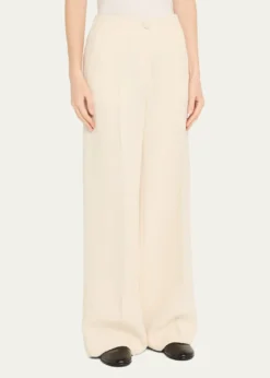 BrioniCamilla Wide Leg Silk Wool Trousers