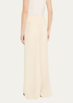 BrioniCamilla Wide Leg Silk Wool Trousers